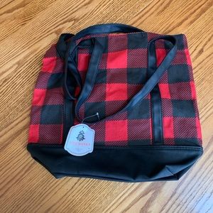 Plaid Tote bag